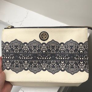 Tory Burch cosmetic travel soft case